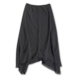 Vintage Jonathan Martin Studio Skirt Womens M Black Polka Dot Whimsigoth Goth